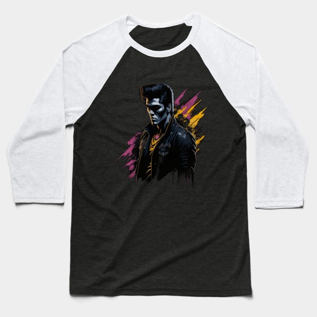 elvis presley Art Baseball T-Shirt by Lusianus Bryan.Store